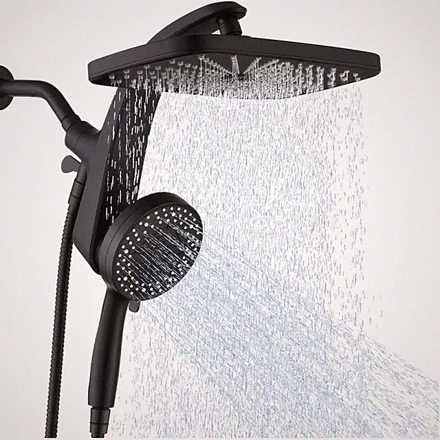 12 Inch Square Shower Head with Handheld