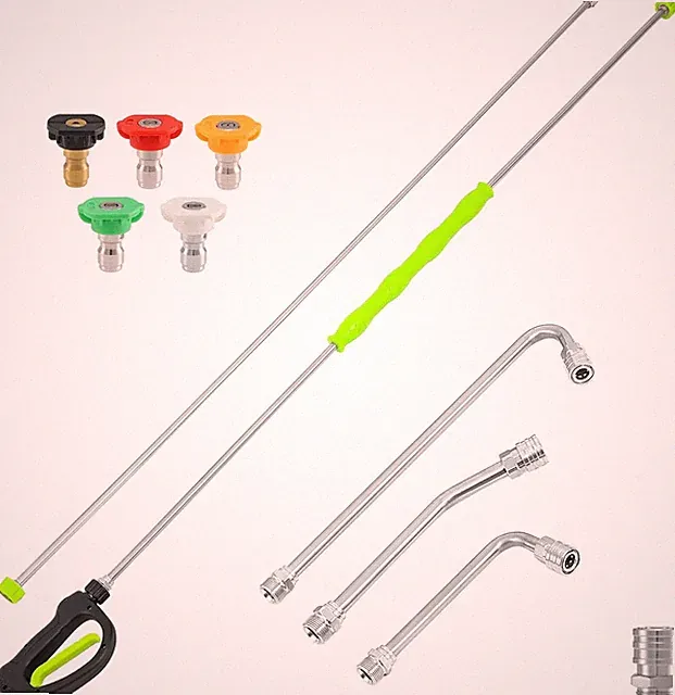 120in Pressure Washer Extension Wand with Handle Gun 4000 PSI