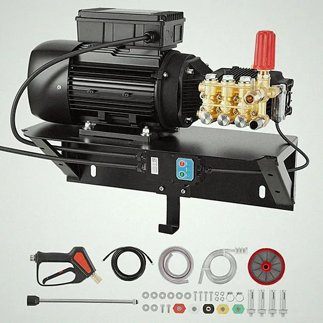 1220 PSI 2.2 GPM Electric Triplex Pump Kit with 2 HP Motor, 120V