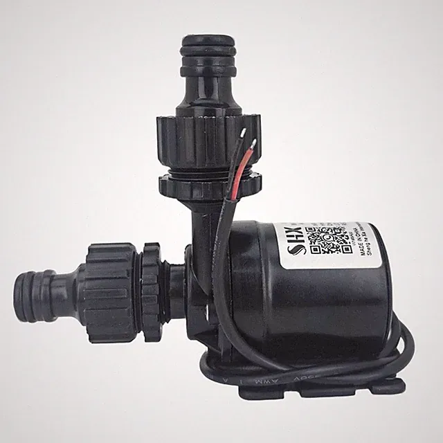 12V 24V DC Water Pump High Pressure 800L/H 5M Lift Brushless Motor
