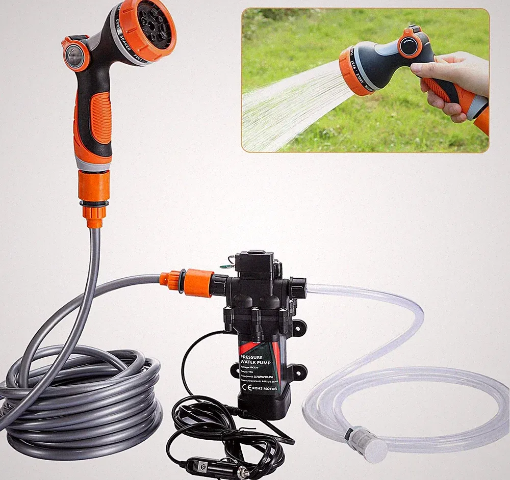 12V 80PSI Pressure Washer Pump for Car Garden Home Projects 120W