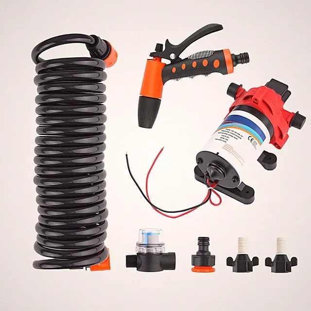 12V Boat Water Pump for Marine Yacht RV 3GPM 70PSI Complete Washdown Kit