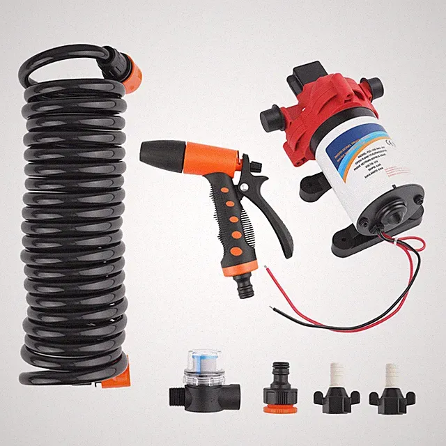 12V Boat Water Pump for Marine Yacht RV 3GPM 70PSI Complete Washdown Kit
