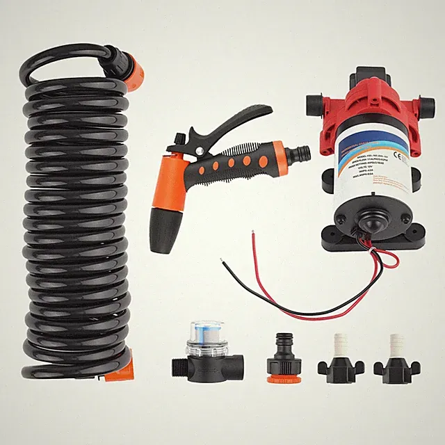 12V Boat Water System for Marine Yacht RV 3GPM 70PSI Washdown Pump Kit