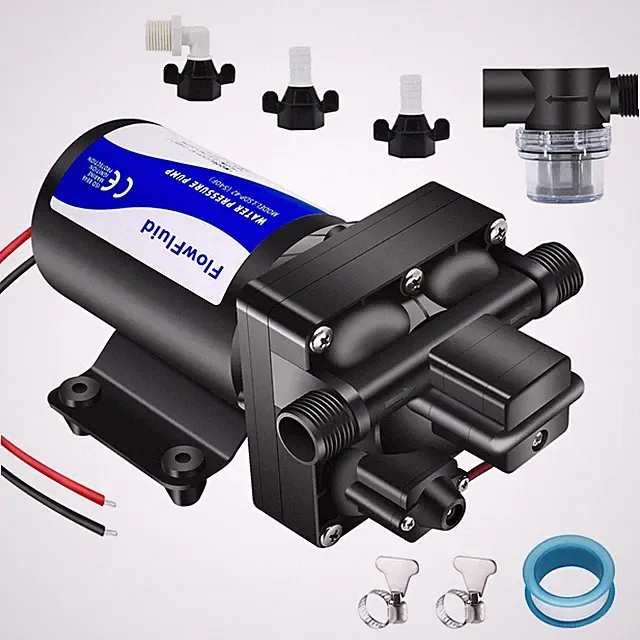 12v Dc Water Pressure Booster Pump For Rv70psi 5gpm Washdown Fresh Self Priming