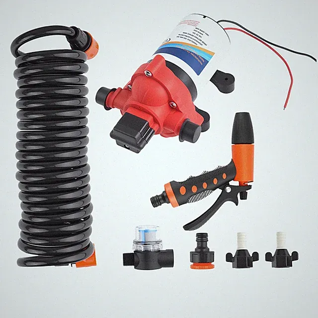 12V Fresh Water Assembly for Marine Boat RV 3GPM 70PSI Washdown Pump Kit