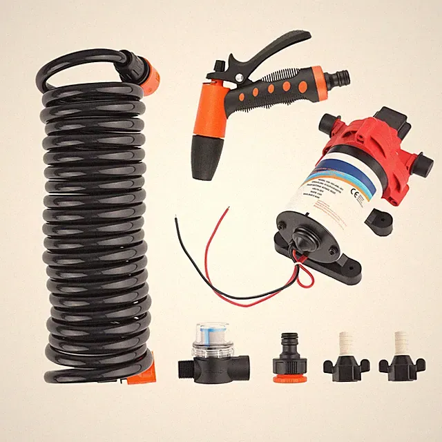 12V Marine Washdown System for Boat RV Yacht 3GPM Water Pump Kit 70PSI