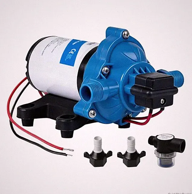 12V RV Water Diaphragm Pump Quiet Replacement 3.5GPM 45PSI On Demand Self