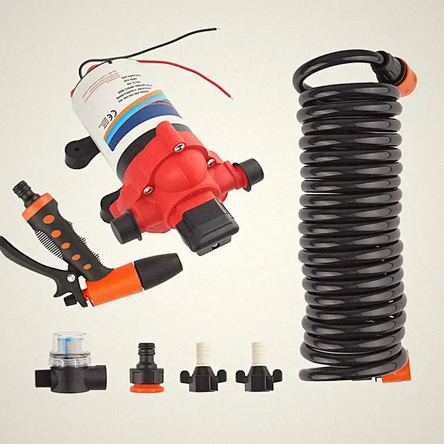 12V Washdown Pump Kit for Marine Boat RV 3 GPM 70 PSI Complete Pump System