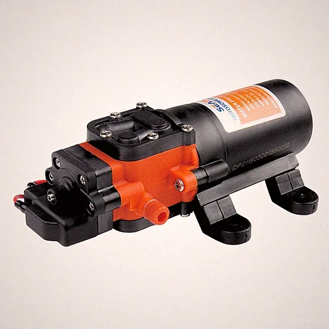 12V Water Pressure Pump, 1.2 GPM, 35 PSI, Adjustable, Self-Priming for RV/Boat