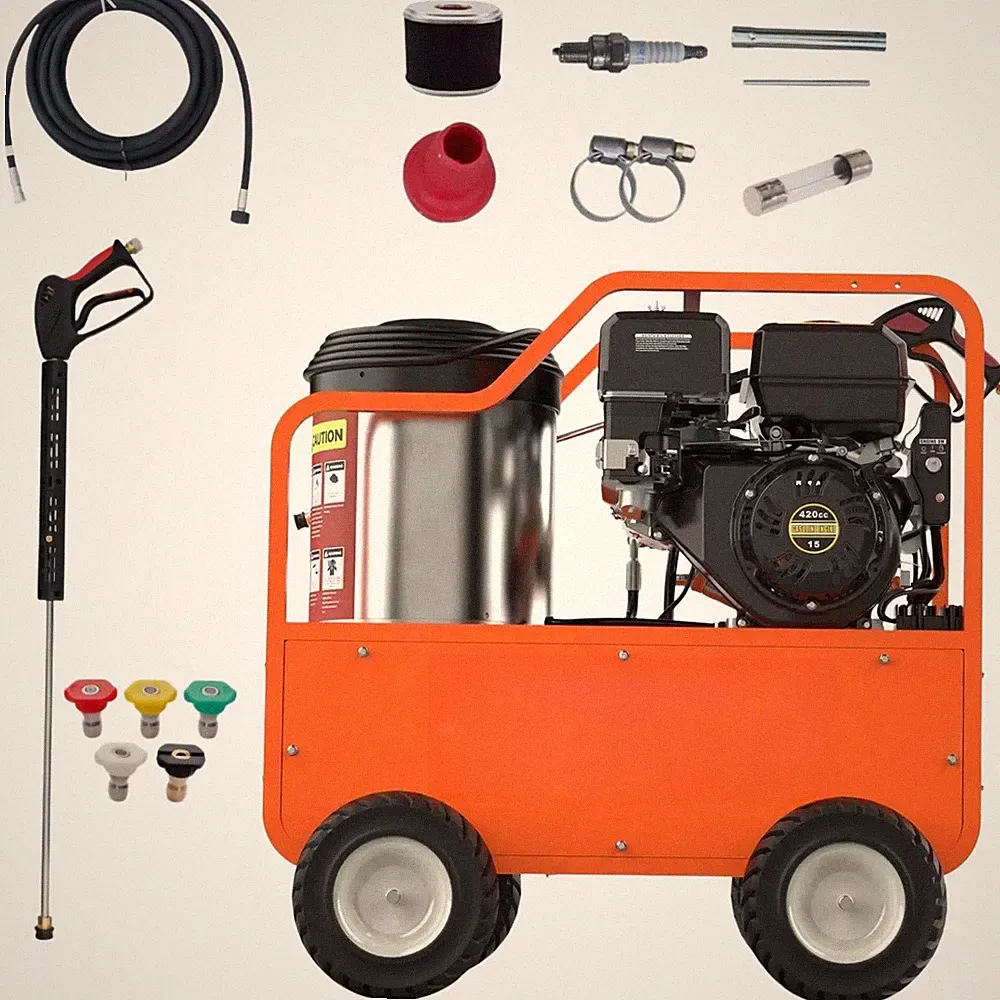 13.5HP Gasoline Hot Water High-Pressure Washer , 4000 PSI 4 GPM Free Shipp