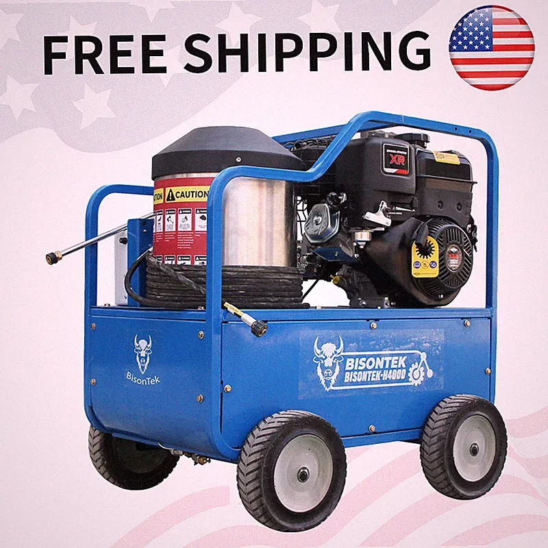 13.5HP Hot Water High Pressure Washer, Briggs & Stratton Engine, Free Shipping