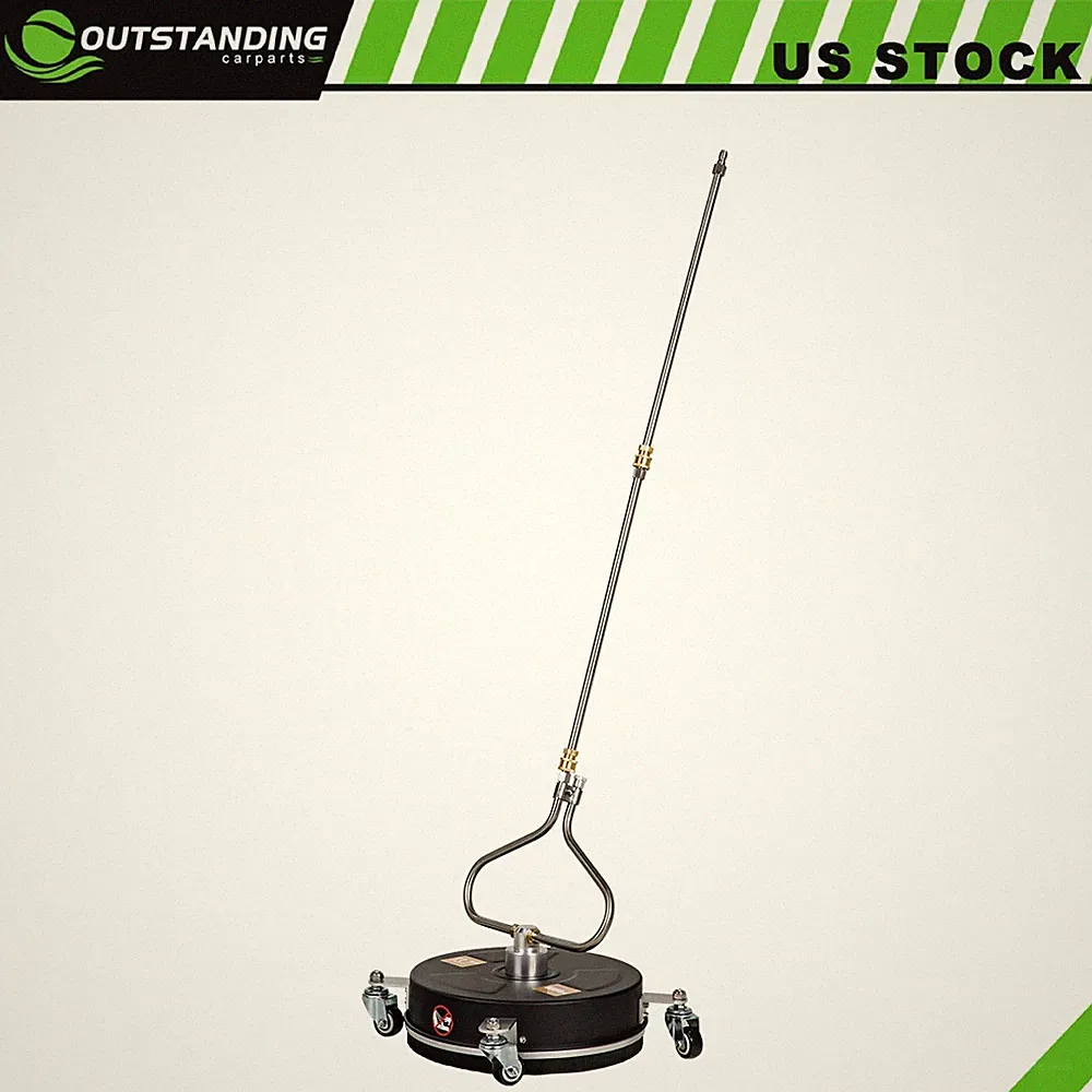 13.7" 4000 PSI High Pressure Washer Surface Cleaner Stainless Steel