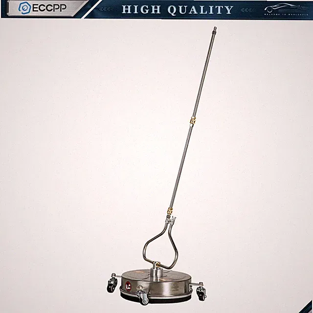 13.7" Pressure Washer Surface Cleaner 4000PSI w/Handles & Wheels Stainless Steel