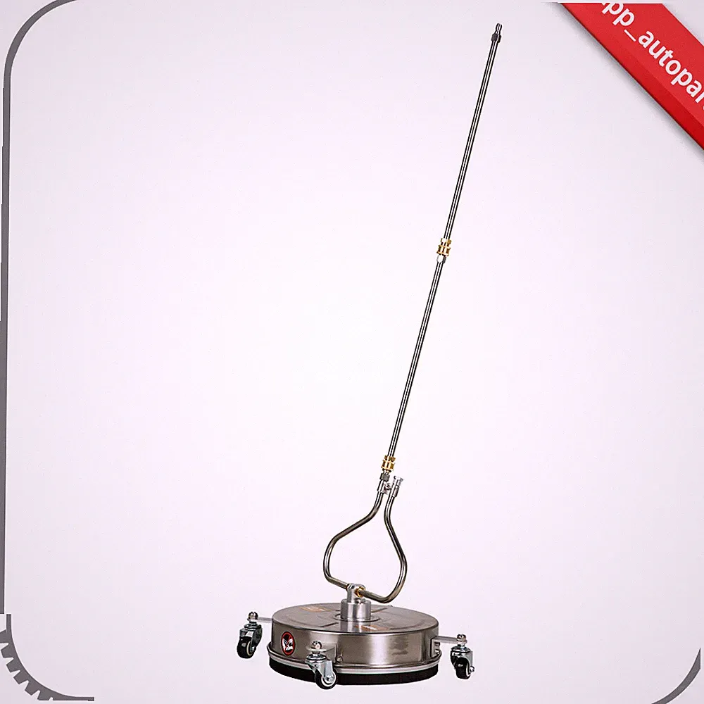 13.7" Pressure Washer Surface Cleaner with 4 Wheels Stainless Steel Brand New