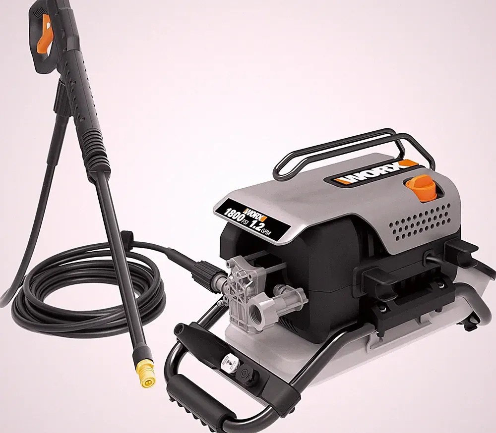 13 Amp Electric Pressure Washer 1800 PSI with 3 Nozzles - WG605