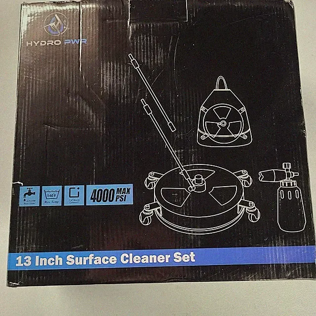 13 Inch Surface Cleaner Set for Driveways & Patios 4000 PSI Max