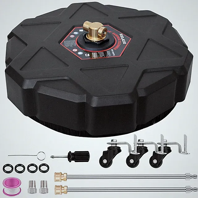 13" Pressure Washer Surface Cleaner,Power Washer Driveway Attachment with 2 P...