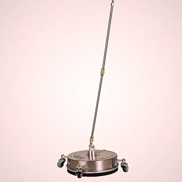 13" Stainless Steel Surface Cleaner Attachment Pressure Washer Pump 4 Wheel