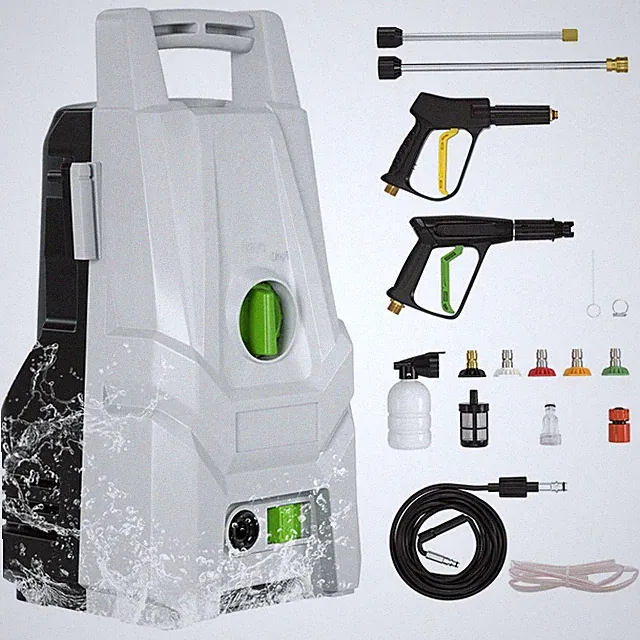 1400W Portable Electric High Pressure Washer 3200PSI Max 1.8GPM Power Washer