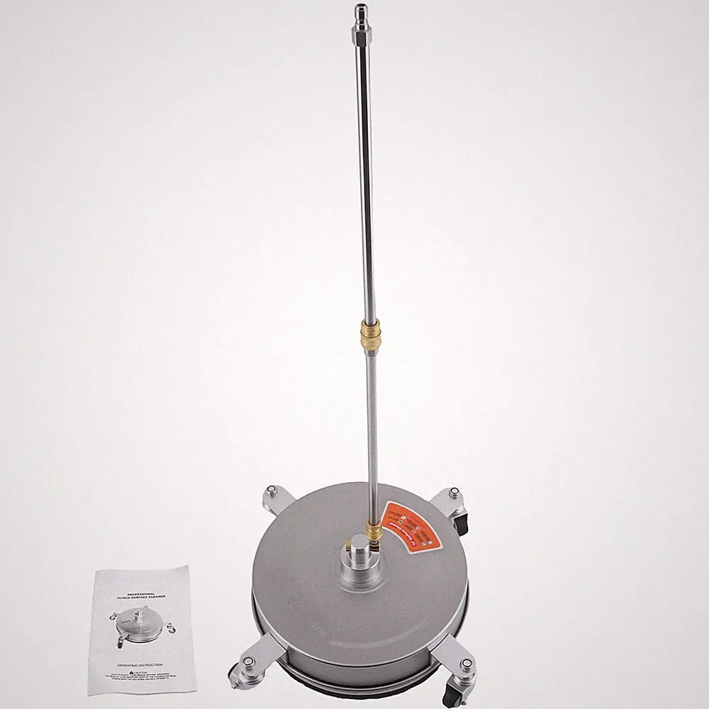 14in Stainless Steel Surface Cleaner for Pressure Washer 4200PSI 4 Wheels