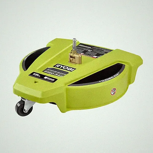 15 in. 3400 PSI Gas Pressure Washer Surface Cleaner with Caster Wheels