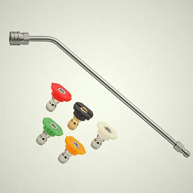 15 Inch 45 Degree Pressure Washer Extension Wand 1/4 Quick Connect Lance