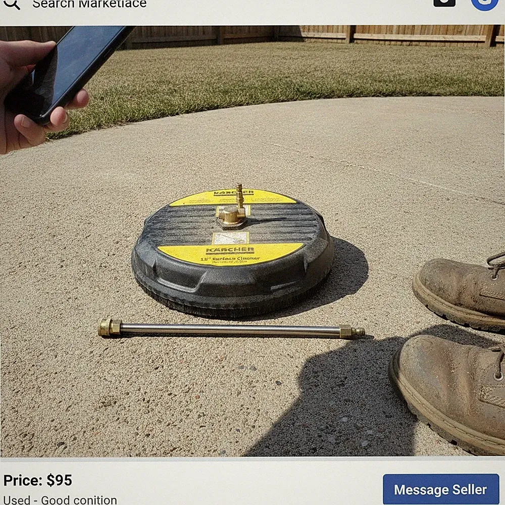 15-Inch Pressure Washer Surface Cleaner for Quick & Efficient Cleaning Solutions