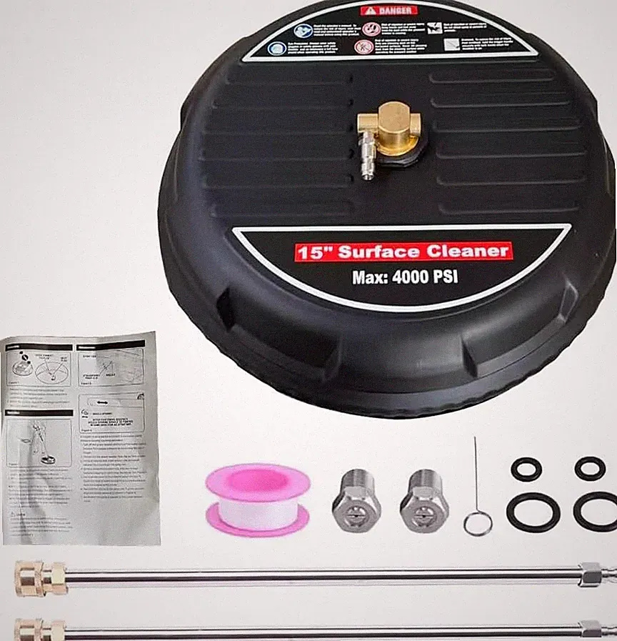 15'' Pressure Washer Surface Cleaner, 4000PSI Power Surface Cleaner, Upgraded Po