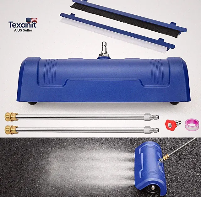 15" Pressure Washer Surface Cleaner - Stainless Steel Surface Cleaner for Pressu