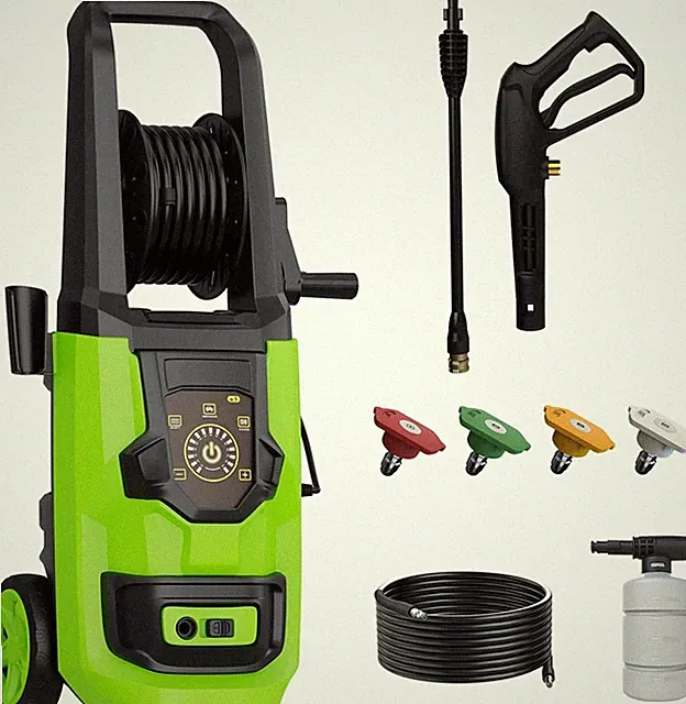 1500 PSI Power Washer with Touch Screen Adjustable Pressure, 35FT Power Cord