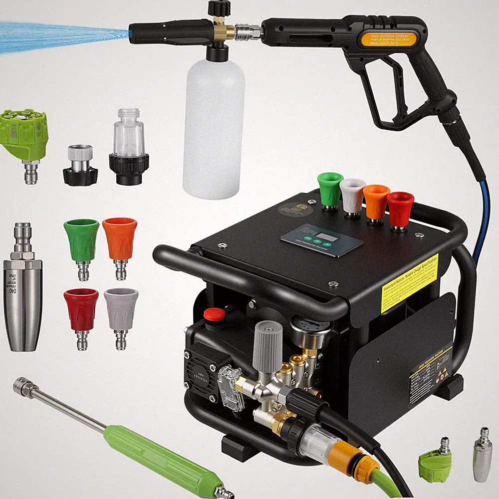 150bar 3.17GPM Portable Water Electric Power Commercial Pressure Washer 3HP 110V