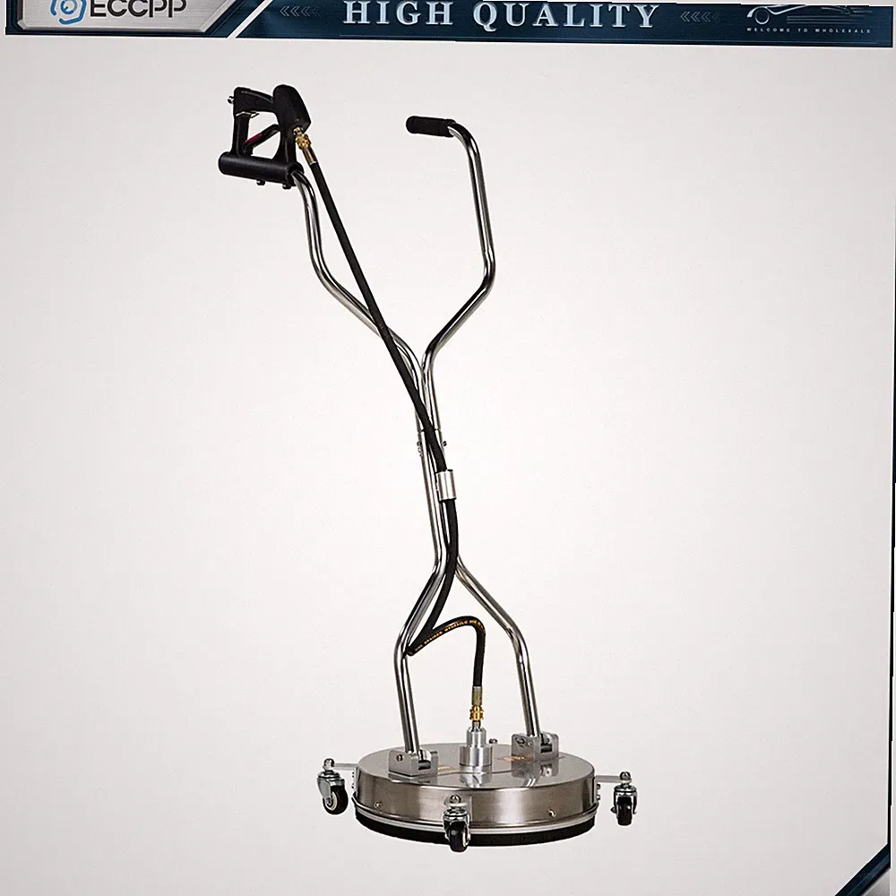 16.5" Pressure Washer Surface Cleaner Max.4000PSI Dual Handle w/4 Spinner Wheels