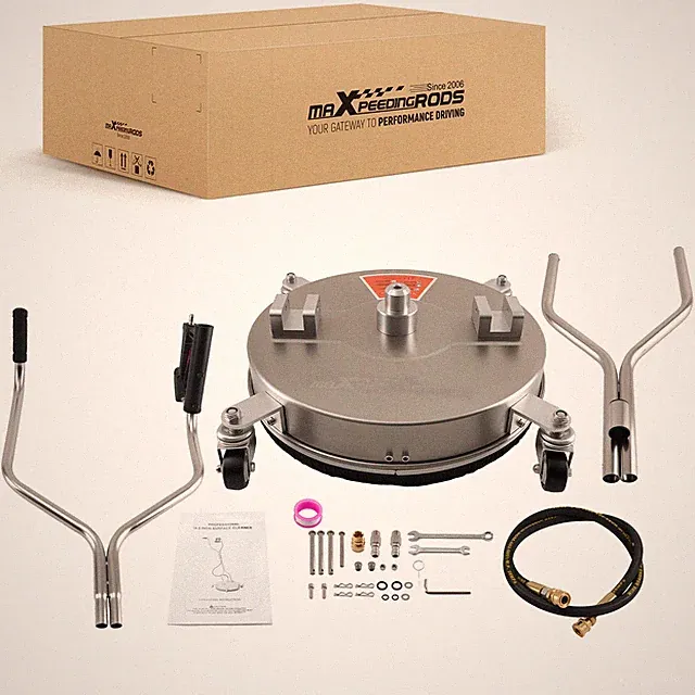 16.5" Pressure Washer Surface Cleaner Set 4200 PSI Stainless Steel 6.6 GPM