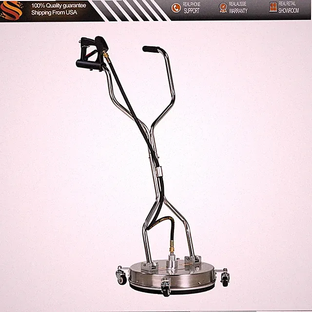 16.5" Pressure Washer Surface Cleaner With Handles & 4 Spinner Wheels Wholesale