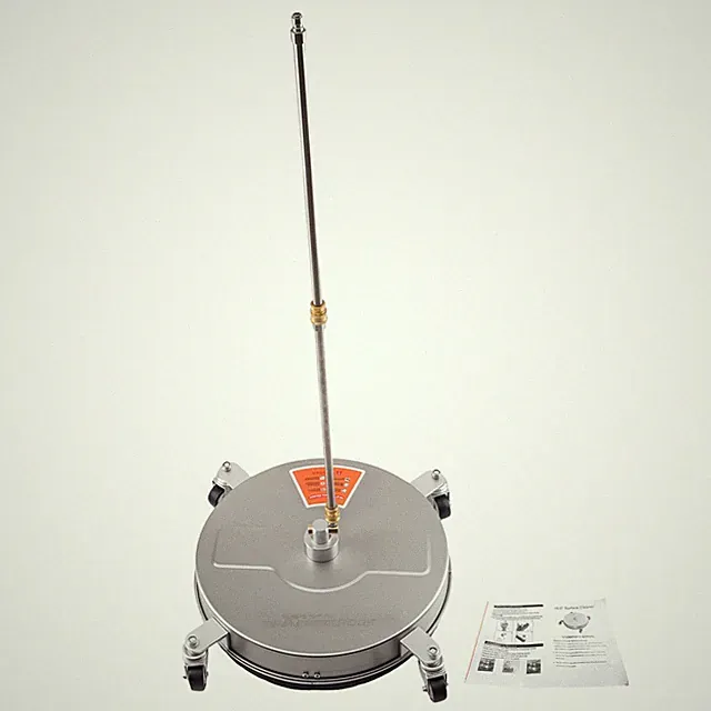 16.5inch Pressure Washer Surface Cleaner 4200 PSI with 2Pcs Extension Wands