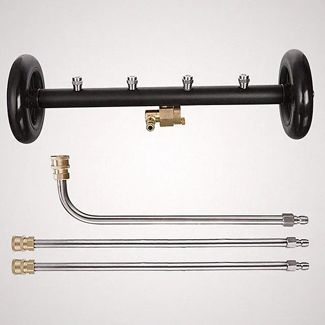 16 Inch Dual-Function Undercarriage Pressure Washer Attachment, 4000 PSI Hot...