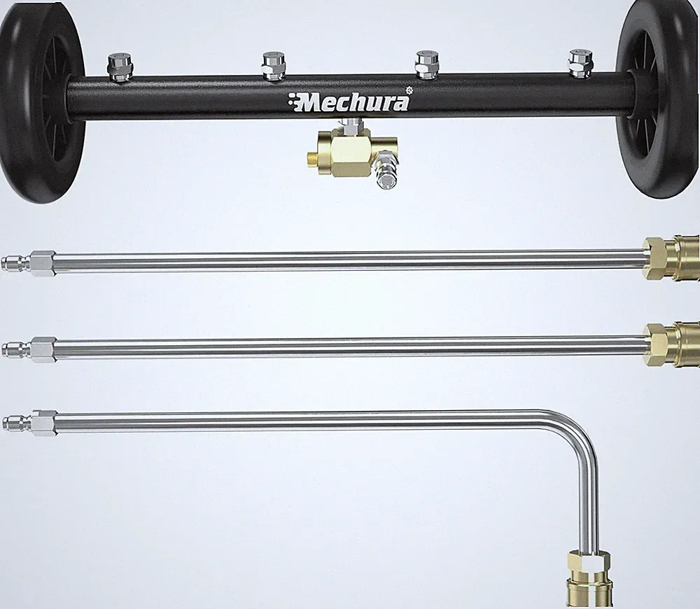16 Inch Undercarriage Pressure Washer Attachment, 4000 PSI Undercarriage Cleaner