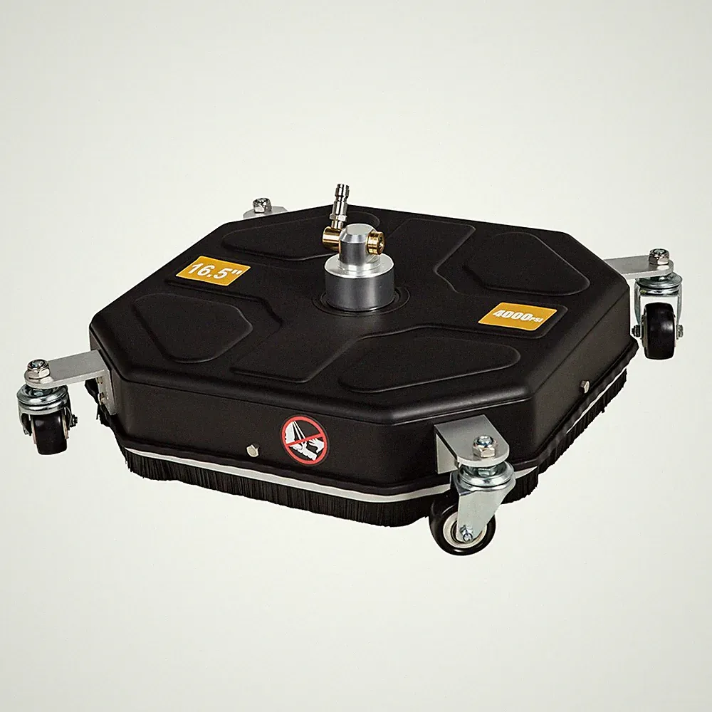 16" Pressure Washer Surface Cleaner 3600 PSI w/ 4 Wheels & 2 Extension Wands
