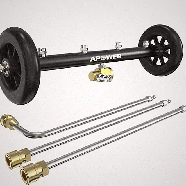 16" Undercarriage Pressure Washer Attachment with 4 Nozzles 16 Inch
