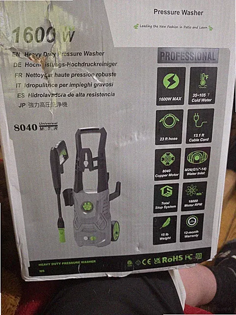 1600 Pressure Washer S040. Heavy Duty Brand New. NIB