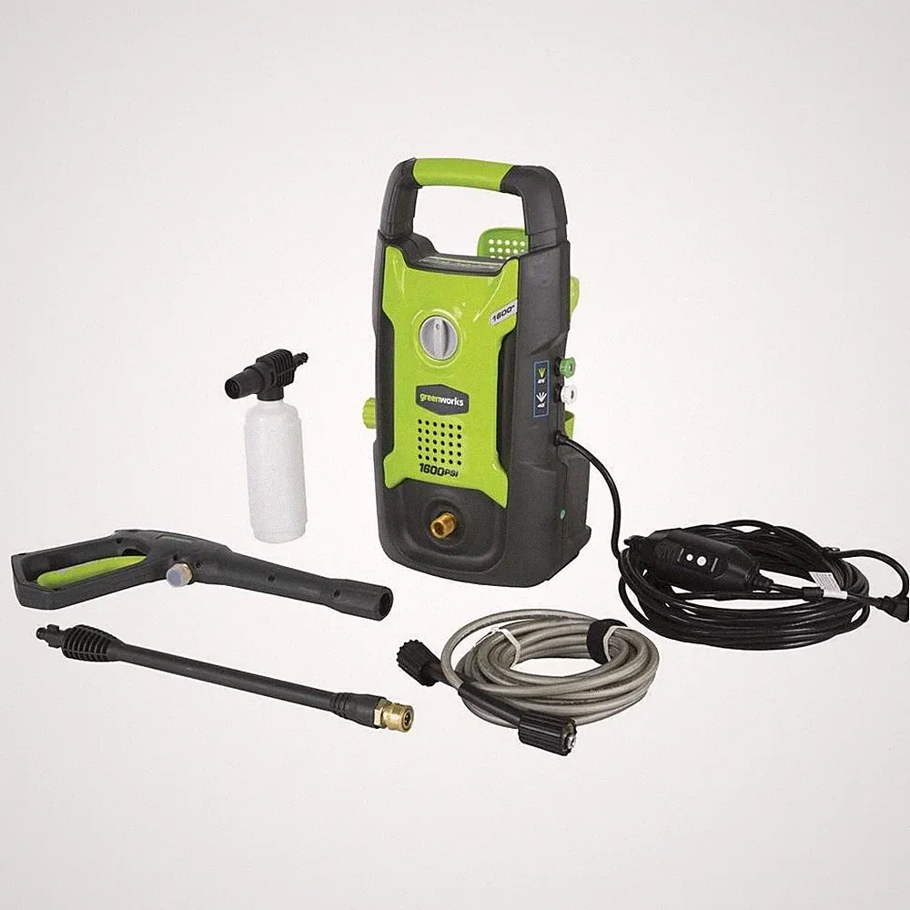 1600 PSI 1.2 GPM 13 Amp Corded Electric Pressure Washer Quick Connect Nozzle