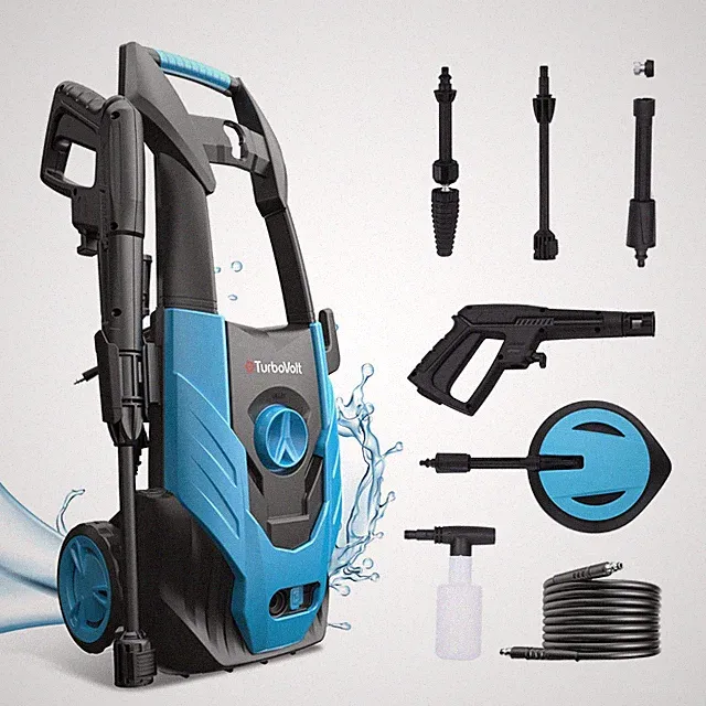 1600PSI Electric Pressure Washer High Pressure Cleaner Machine 1.71GPM Power