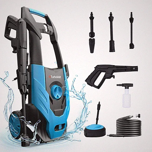 1600PSI Pressure Electric High Pressure Washer 1.71GPM for Car Motor Jet