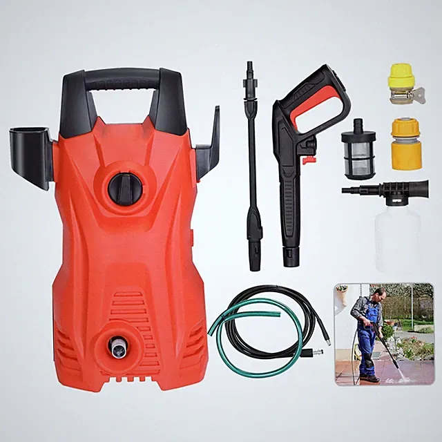 1740 PSI Electric High Pressure Washer Adjustable Nozzle for Car Patio Driveway