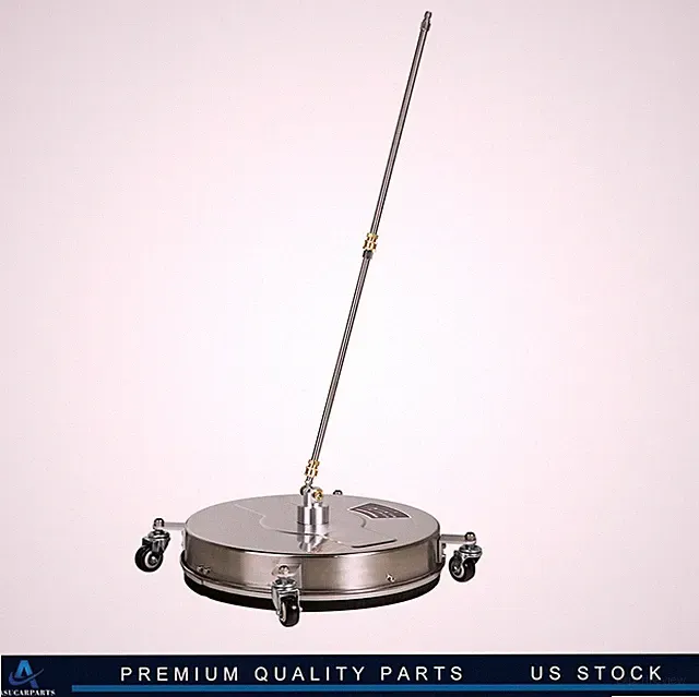18 Inch Pressure Washer Surface Cleaner With 4 Wheels Stainless Steel Housing