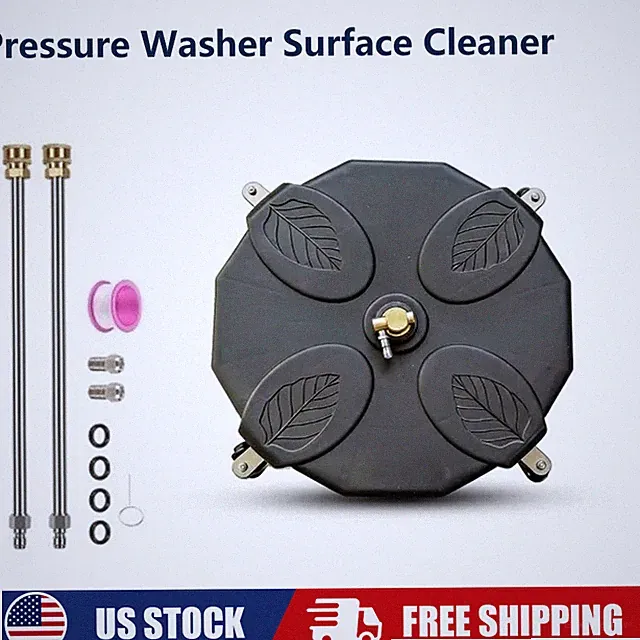 18" Pressure Washer Surface Cleaner 4200PSI 8GPM with Extension Wand USA Stock