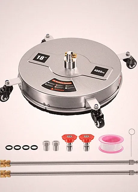 18" Pressure Washer Surface Cleaner Power Washer 4000PSI for Patio DrivewayDeck*