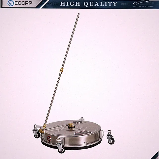 18" Pressure Washer Surface Cleaner w/ Wheels 4000 PSI + 2 Extension Wand