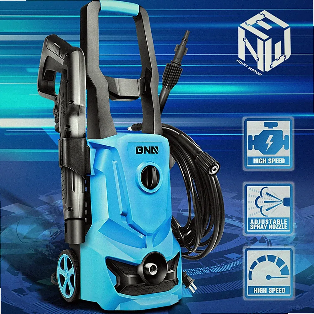 1813 PSI 1.45 GPM High-Pressure Electric Power Cleaner Car Washer Machine Blue